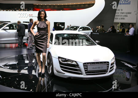 Gen. 10, 2011 - Detroit, Michigan, Stati Uniti d'America. L'Audi A8 GT. Il 2011 North American International Auto Show (NAIAS) prende il via con la loro stampa evento al centro di Cobo. (Credito Immagine: © Scellino Gene/ZUMAPRESS.com) Foto Stock