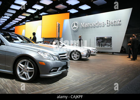 Gen. 10, 2011 - Detroit, Michigan, Stati Uniti d'America. La Mercedes di display. Il 2011 North American International Auto Show (NAIAS) prende il via con la loro stampa evento al centro di Cobo. (Credito Immagine: © Scellino Gene/ZUMAPRESS.com) Foto Stock