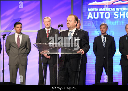 Gen. 10, 2011 - Detroit, Michigan, Stati Uniti d'America. Cerimonie di apertura del 2011 North American International Auto Show (NAIAS) al centro di Cobo. (Credito Immagine: © Scellino Gene/ZUMAPRESS.com) Foto Stock