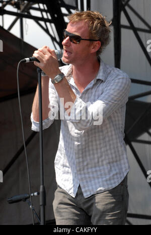 Sett. 16, 2007 Austin, TX, Stati Uniti d'America, cantante MATT BERNINGER della banda nazionale di esibirsi dal vivo al 2007 Austin City Limits Music Festival che ha avuto luogo a Zilker park si trova a Austin. Copyright 2007 Jason Moore. Credito: Jason Moore Foto Stock