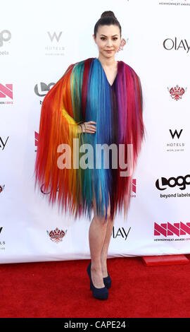 5 aprile 2012 - Los Angeles, California, Stati Uniti - La Cina Chow.Il Logo è ''NewNowNext Awards 2012" tenutasi presso il monitor Avalon,Hollywood,CA. 5 Aprile - 2012.(Immagine di credito: Â© TLeopold/Globe foto/ZUMAPRESS.com) Foto Stock