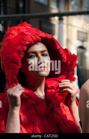 La London Fashion Week 2012 Foto Stock