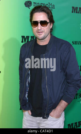 LUKE WILSON Marley. LOS ANGELES PREMIERE HOLLYWOOD Los Angeles California USA 17 Aprile 2012 Foto Stock
