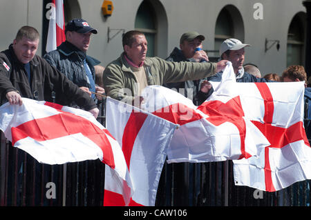 La Difesa inglese Campionato del marzo per l'Inghilterra, in Brighton. Foto Stock