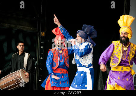 Vaisakhi Festival, Sikh Anno nuovo, Trafalgar Square, Londra, Regno Unito, 06/05/2012 Foto Stock