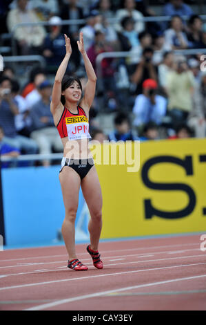 Kana - Ichikawa (JPN), può 6,2012 - Atletica leggera : Seiko Golden Grand Prix in Kawasaki, IAAF World Challenge incontri ,donna 4100m relè finale allo stadio Todoroki, Kanagawa, Giappone. (Foto di Giu Tsukida/AFLO SPORT) [0003] Foto Stock