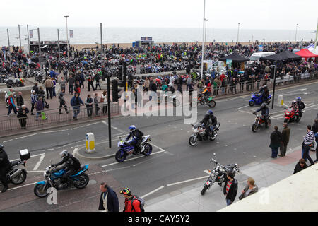 Hastings annuale giorno di maggio percorso bike, East Sussex England Foto Stock
