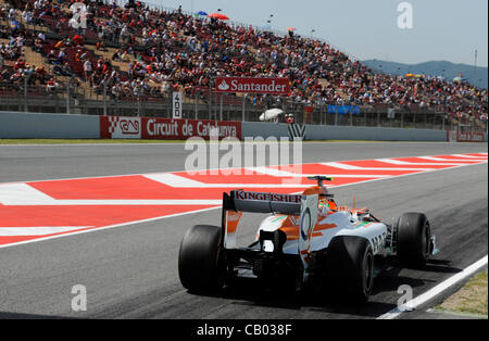 12.05.2012, Motorsport, Formula1, Gran Premio di Spagna sul Circuit de Catalunya a Montmelò, Spagna---- Nico Hülkenberg (Huelkenberg, GER) in la Force India VJM05 Foto Stock