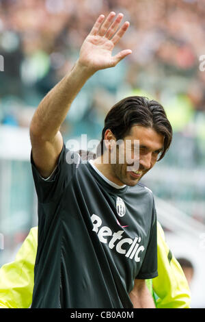 Gianluigi Buffon (Juventus), 13 maggio 2012 - Calcio : Italiano 'Serie A' match tra Juventus 3-1 Atalanta a Juventus Stadium di Torino, Italia. (Foto di Enrico Calderoni/AFLO SPORT) [0391] Foto Stock