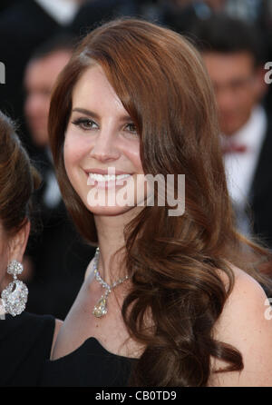 LANA DEL REY IL SORGERE DELLA LUNA UNITO PREMIERE & apertura notturna CANNES FILM FESTIVAL 2012 PALAIS DES FESTIVAL CANNES Francia 16 Maggio Foto Stock