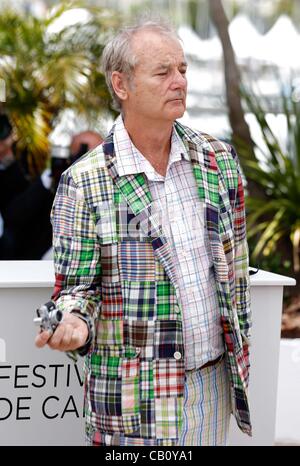 16 maggio 2012 - Hollywood, California, Stati Uniti - BILL MURRAY.sorgere della Luna unito photocall .65. Cannes Film Festival.Cannes, Francia.16 maggio 2012.(Immagine di credito: Â© Roger Harvey/Globe foto/ZUMAPRESS.com) Foto Stock