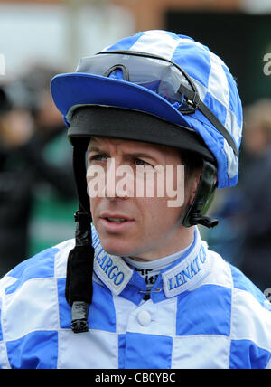 JIM CROWLEY JOCKEY IPPODROMO DI YORK YORK INGHILTERRA 16 Maggio 2012 Foto Stock