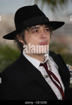 PETE DOHERTY CONFESSIONI DI UN FIGLIO DEL SECOLO PHOTOCALL CANNES FILM FESTIVAL 2012 PALAIS DES FESTIVAL CANNES Francia 20 M Foto Stock