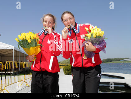 Poznan, Polonia. 20.05.2012. ICF Canoe sprint di Coppa del mondo. Foto Stock