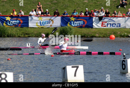 Poznan, Polonia. 20.05.2012. ICF Canoe sprint di Coppa del mondo. Foto Stock