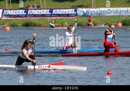 Poznan, Polonia. 20.05.2012. ICF Canoe sprint di Coppa del mondo. Foto Stock