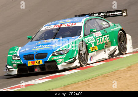 19.05.2012 Brands Hatch, Augusto Farfus (BR) alla guida della Castrol Edge BMW M3 in azione durante la qualifiche di sabato nel 2012 il campionato DTM, Kent, Inghilterra Foto Stock