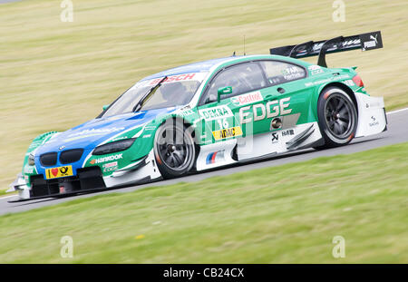 18.05.2012 Brands Hatch, Augusto Farfus la guida il team Castrol Edge BMW M3 in azione durante il Venerdì di prove libere nel 2012 il campionato DTM, Kent, Inghilterra Foto Stock