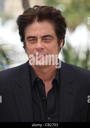 BENICIO DEL TORO 7 GIORNI A L'AVANA ( 7 DIAS EN LA HABANA ) PHOTOCALL CANNES FILM FESTIVAL 2012 PALAIS DES FESTIVAL CANNES FRAN Foto Stock