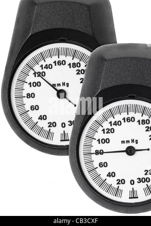 Monitor della pressione del sangue scale Foto Stock