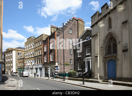 Vista Nord su Bermondsey Street, Londra, Regno Unito Foto Stock