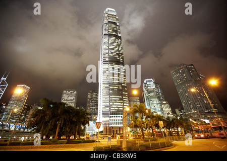 Centro internazionale delle finanze edificio a torre per il distretto centrale dell'isola di Hong kong, RAS di Hong Kong, Cina Foto Stock