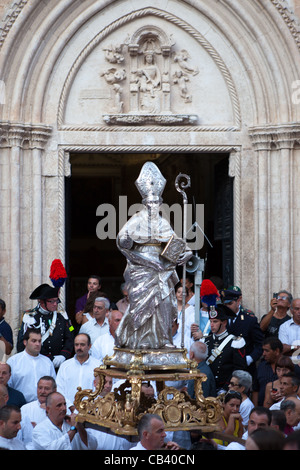 Saint Orontius ride (Cavalcata di Sant'Oronzo), Ostuni, Italia Foto Stock