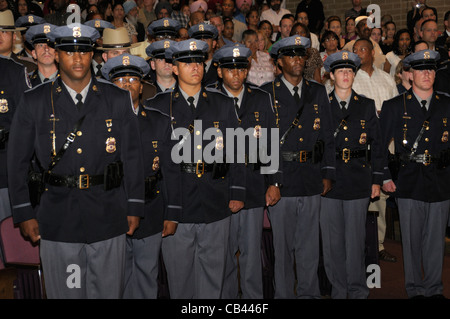 Prince George County graduazione della polizia in zona verde, Maryland Foto Stock