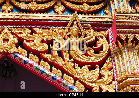 Wat Seekan tempio buddista a Bangkok, in Thailandia. Foto Stock