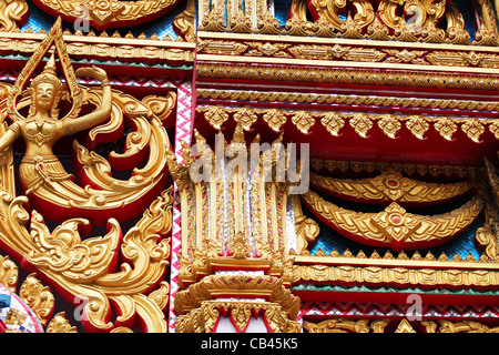 Wat Seekan tempio buddista a Bangkok, in Thailandia. Foto Stock