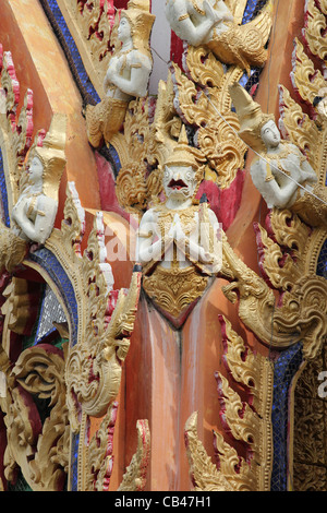 Wat Seekan tempio buddista a Bangkok, in Thailandia. Foto Stock