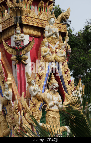 Wat Seekan tempio buddista a Bangkok, in Thailandia. Foto Stock