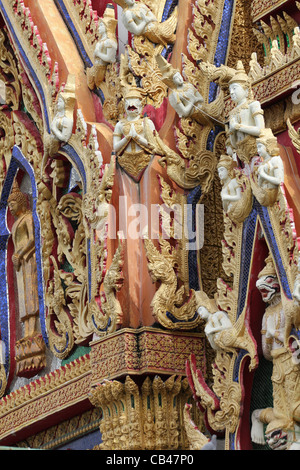 Wat Seekan tempio buddista a Bangkok, in Thailandia. Foto Stock