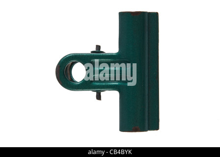 Bulldog acciaio Graffetta isolata su sfondo bianco. Incluso percorso di clipping, così si può facilmente tagliare e posto sulla cima di un design. Foto Stock