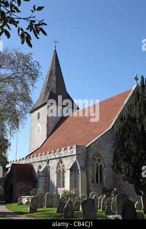 Chiesa della Santa Trinità Bosham Chichester West Sussex Foto Stock