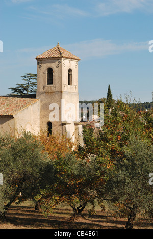 Temple de Lourmarin, Lourmarin, Provenza, Francia. Foto Stock