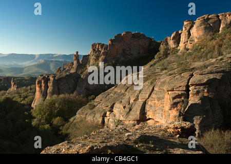 Fenomeno roccioso vicino a Belogradchik città, Bulgaria, Balcani Foto Stock