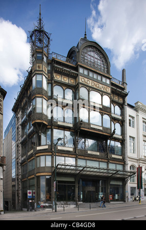 La vecchia Inghilterra ospita il Museo degli Strumenti Musicali, Bruxelles, Belgio Foto Stock