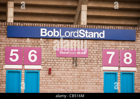 Burnley Football Club a Burnley, Lancashire, Regno Unito. Foto Stock