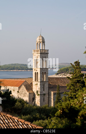 Monastero Francescano di Hvar, isola di Hvar, Croazia Foto Stock