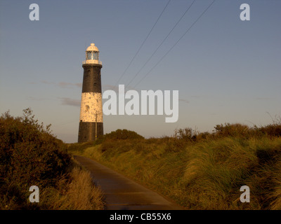 Spurn Point lighthouse, East Yorkshire, Novembre 2011 Foto Stock