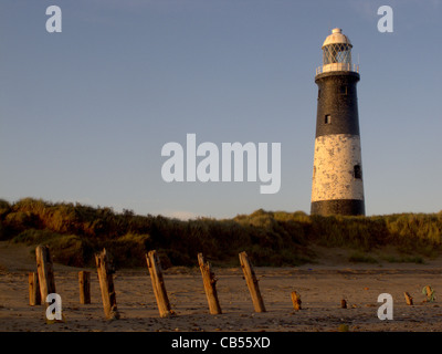 Spurn Point lighthouse, East Yorkshire, Novembre 2011 Foto Stock