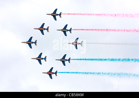 La Patrouille Acrobatique de France a Le Bourget Paris Air Show Giugno 2011 Foto Stock