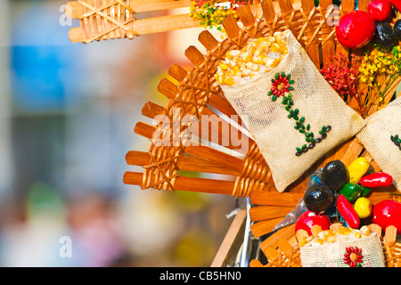 Mercato di cuenca souvenir turistici traveler Foto Stock