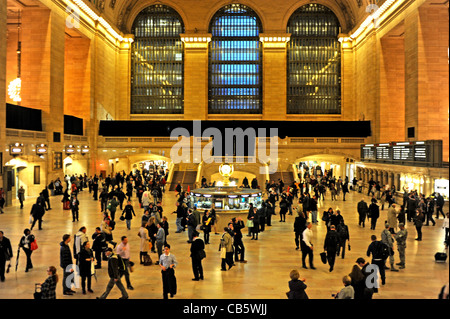 La Grand Central Station concourse Manhattan New York New York STATI UNITI D'AMERICA Foto Stock