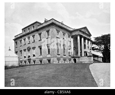 Claremont country house Clermont Palladian mansion Surrey in Inghilterra ventola Scuola di Corte Foto Stock