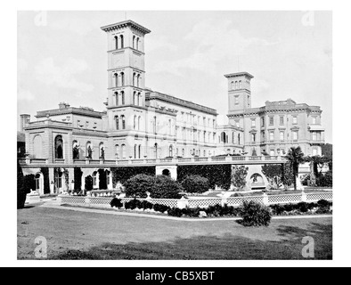 Osborne House royal residence East Cowes Isle of Wight UK estate home rifugio rurale italiano rinascimentale palazzo Thomas Cubitt Foto Stock