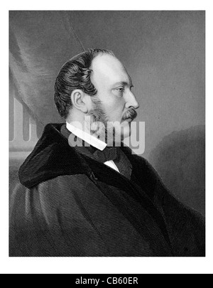 Ritratto del principe consorte Alberto di Sassonia Coburgo - Gotha Gotha Francesco Augusto Carlo Emanuele Queen Victoria abolizione della schiavitù Foto Stock