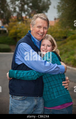 Nonno e nipote. Signor © Myrleen Pearson Foto Stock