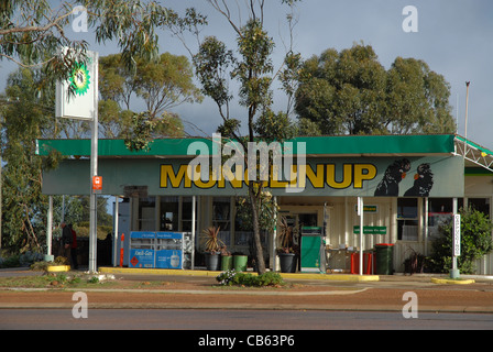 Stazione di servizio BP, Munglinup, Australia occidentale, Australia Foto Stock